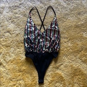 Small Sequin Body Suit | Forever 21